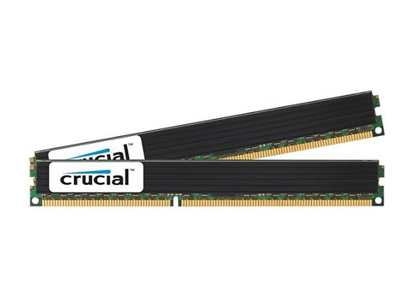Crucial - DDR3 - 8 GB : 2 x 4 GB - DIMM 240-pin