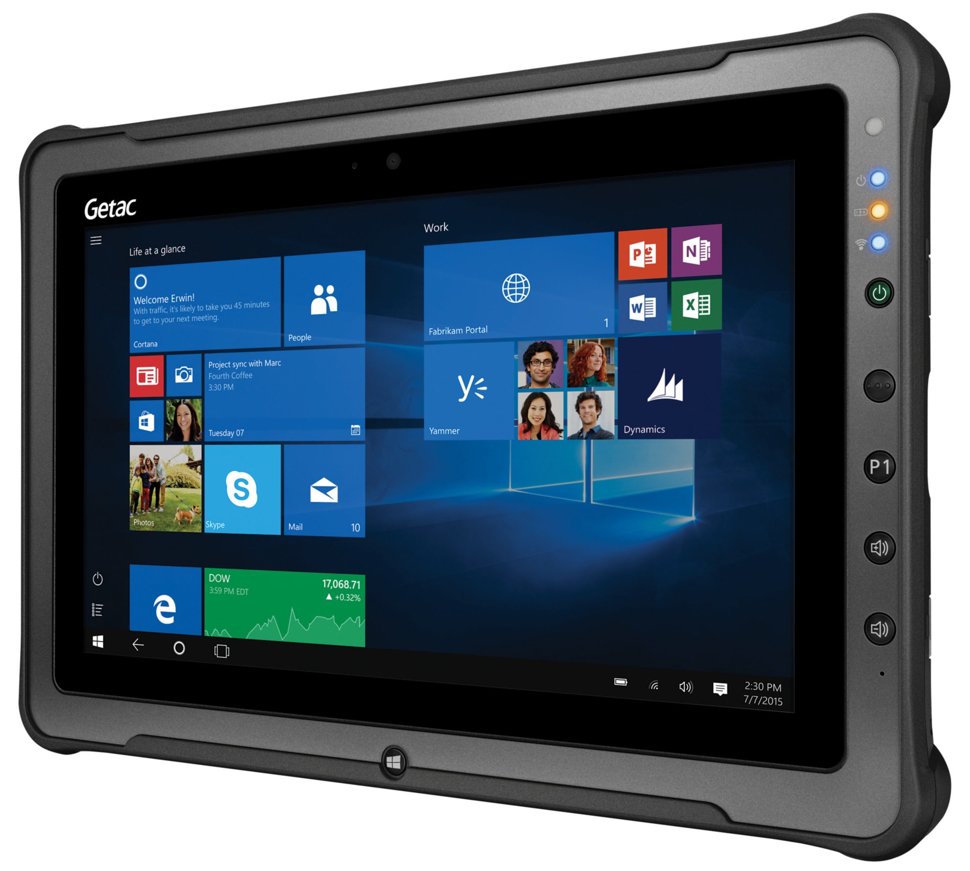 Getac F110 Core i5-4300U 128 GB SSD 4 GB RAM Windows 7 Pro