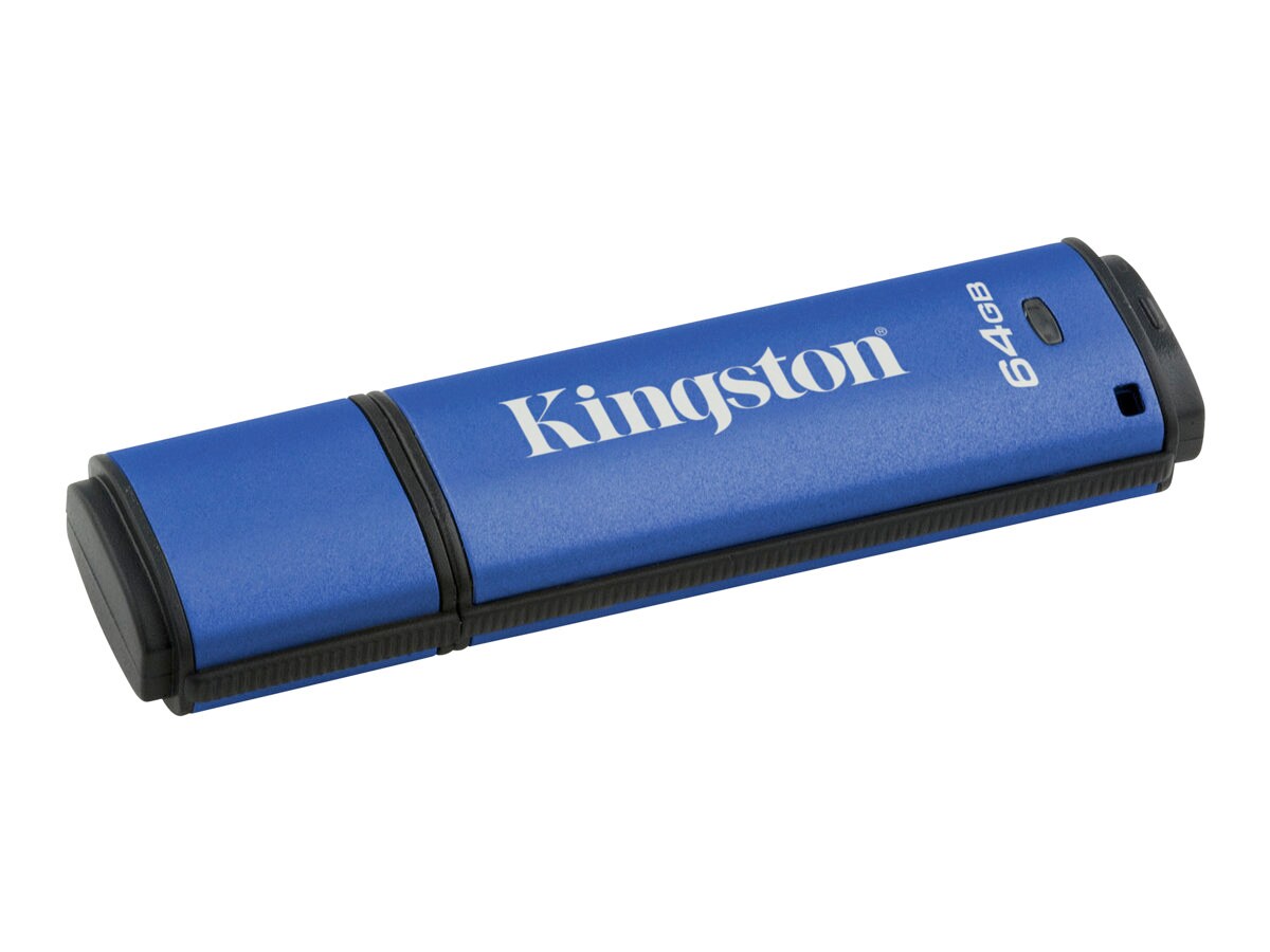 Kingston DataTraveler Vault Privacy 3.0 - USB flash drive - 64 GB - TAA Com