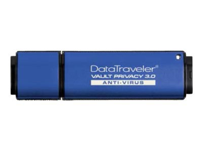 Kingston DataTraveler Vault Privacy 3.0 Anti-Virus - USB flash drive - 64 GB