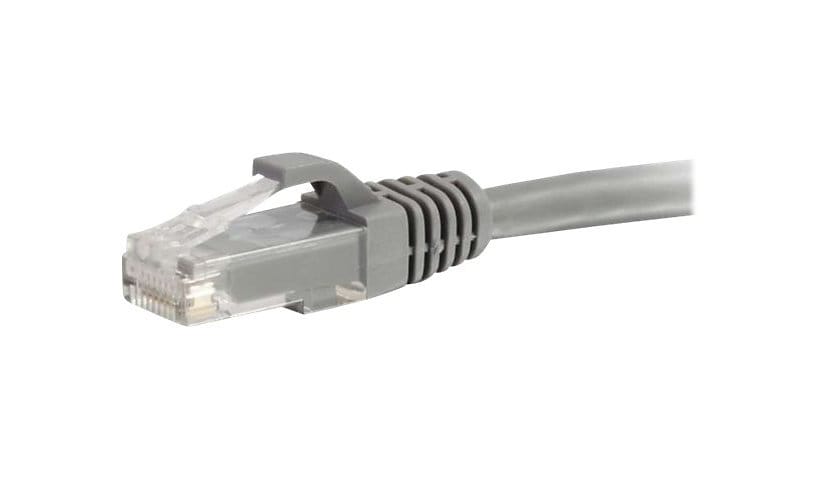 C2G 25ft Cat6a Unshielded Ethernet Cable Cat 6a Network Patch Cable - Gray