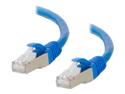 C2G 5ft Cat6a Snagless Shielded (STP) Ethernet Cable - Cat6a Network Patch Cable - PoE - Blue