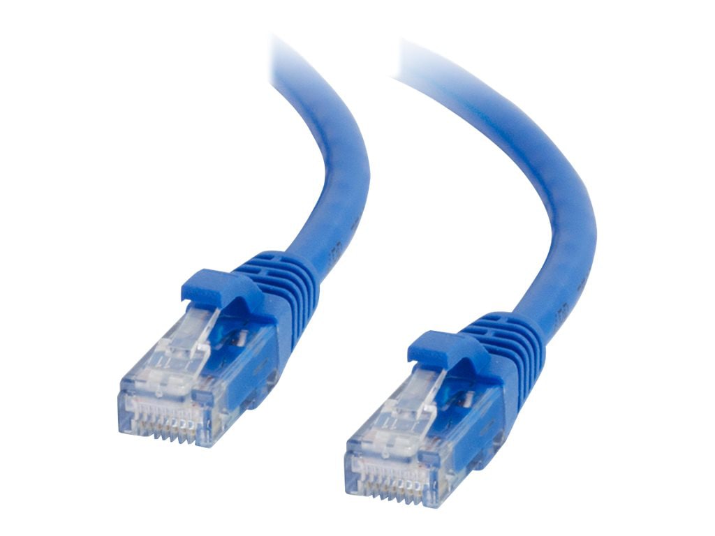 C2G 3ft Cat6a Snagless Unshielded (UTP) Ethernet Cable - Cat6a Network Patch Cable - PoE - Blue