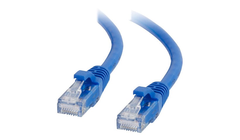 C2G 3ft Cat6a Snagless Unshielded (UTP) Ethernet Cable - Cat6a Network Patch Cable - PoE - Blue