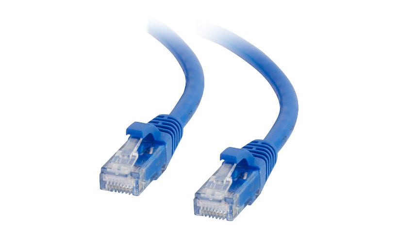 C2G 5ft Cat6a Snagless Unshielded (UTP) Ethernet Cable - Cat6a Network Patch Cable - PoE - Blue