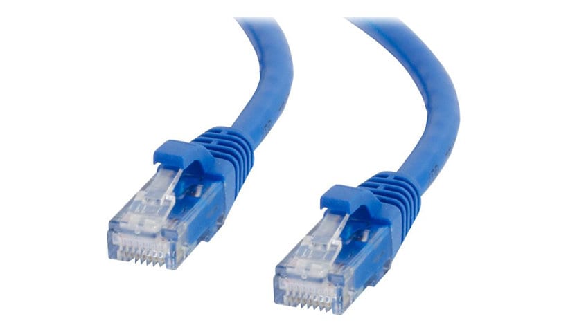 C2G 15ft Cat6a Snagless Unshielded (UTP) Ethernet Cable - Cat6a Network Patch Cable - PoE - Blue