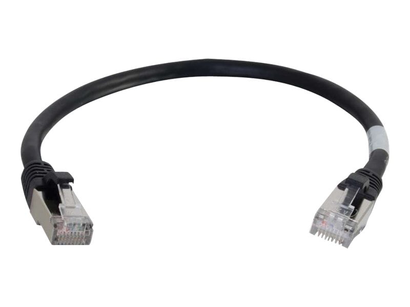 C2G 4ft Cat6a Snagless Shielded (STP) Network Patch Ethernet Cable Black -