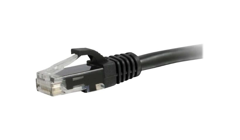 C2G 1ft Cat6a Snagless Unshielded (UTP) Ethernet Cable - Cat6a Network Patch Cable - PoE - Black