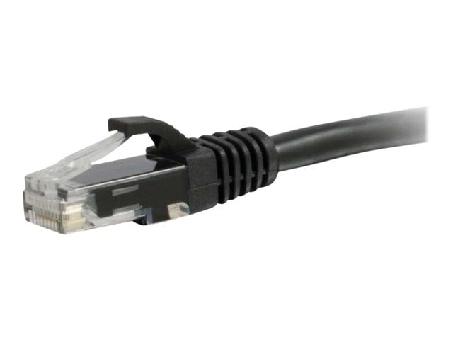 C2G 25ft Cat6a Ethernet Cable - Snagless Unshielded (UTP) - Black - patch cable - 25 ft - black