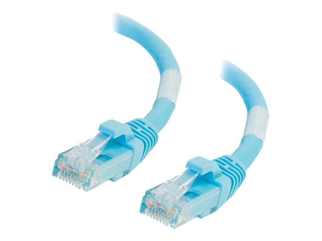 C2G 15ft Cat6a Snagless Unshielded (UTP) Network Patch Ethernet Cable-Aqua - patch cable - 4.57 m - aqua