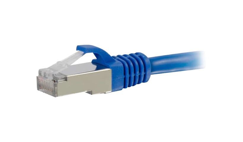 C2G 12ft Cat6 Snagless Shielded (STP) Ethernet Cable - Cat6 Network Patch Cable - PoE - Blue