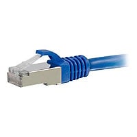 C2G 12ft Cat6 Snagless Shielded (STP) Ethernet Cable - Cat6 Network Patch Cable - PoE - Blue