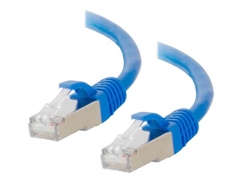 C2G 20ft Cat6 Snagless Shielded (STP) Ethernet Cable - Cat6 Network Patch Cable - PoE - Blue