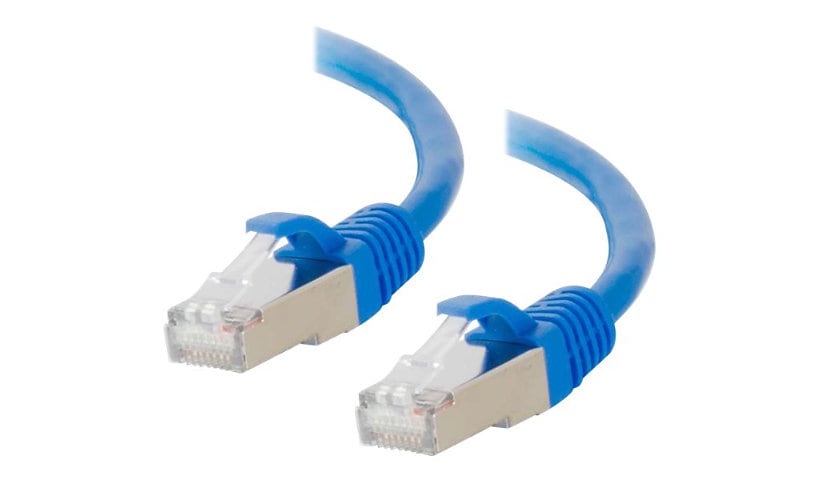 C2G 20ft Cat6 Snagless Shielded (STP) Ethernet Cable - Cat6 Network Patch Cable - PoE - Blue