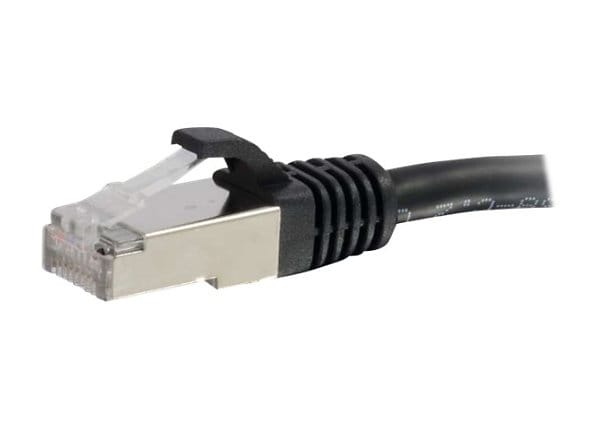 C2G 14ft Cat6 Snagless Shielded (STP) Ethernet Cable - Cat6 Network Patch Cable - PoE - Black