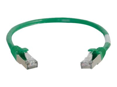 Thumbnail 2 of 5 for C2G 8ft Cat6 Snagless Shielded (STP) Ethernet Cable - Cat6 Network Patch Cable - PoE - Green