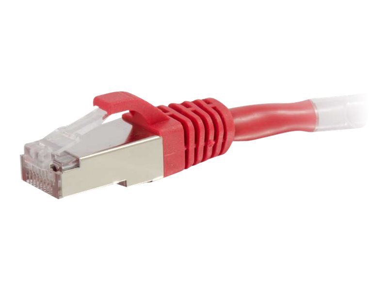 C2G 14ft Cat6 Ethernet Cable - Snagless Shielded (STP) - Red - patch cable - 4.27 m - red