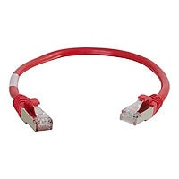 C2G 15ft Cat6 Snagless Shielded (STP) Ethernet Cable - Cat6 Network Patch Cable - PoE - Red