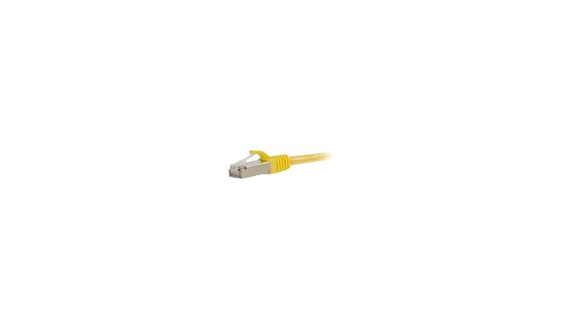 C2G 1ft Cat6 Snagless Shielded (STP) Ethernet Cable - Cat6 Network Patch Cable - PoE - Yellow