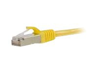 C2G 2ft Cat6 Snagless Shielded (STP) Ethernet Cable - Cat6 Network Patch Cable - PoE - Yellow
