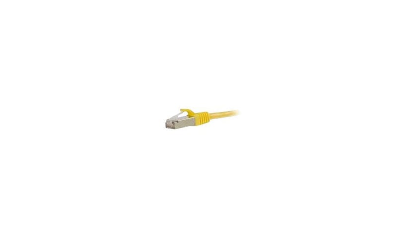 C2G 12ft Cat6 Snagless Shielded (STP) Ethernet Cable - Cat6 Network Patch Cable - PoE - Yellow