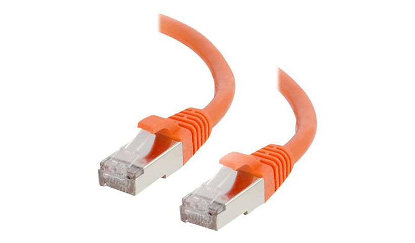 C2G 2ft Cat6 Snagless Shielded (STP) Ethernet Cable - Cat6 Network Patch Cable - PoE - Orange