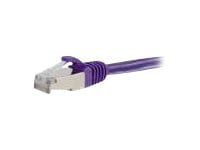 C2G 5ft Cat6 Snagless Shielded (STP) Ethernet Cable - Cat6 Network Patch Cable - PoE - Purple