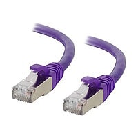C2G 7ft Cat6 Snagless Shielded (STP) Ethernet Cable - Cat6 Network Patch Cable - PoE - Purple