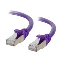 C2G 10ft Cat6 Snagless Shielded (STP) Ethernet Cable - Cat6 Network Patch Cable - PoE - Purple