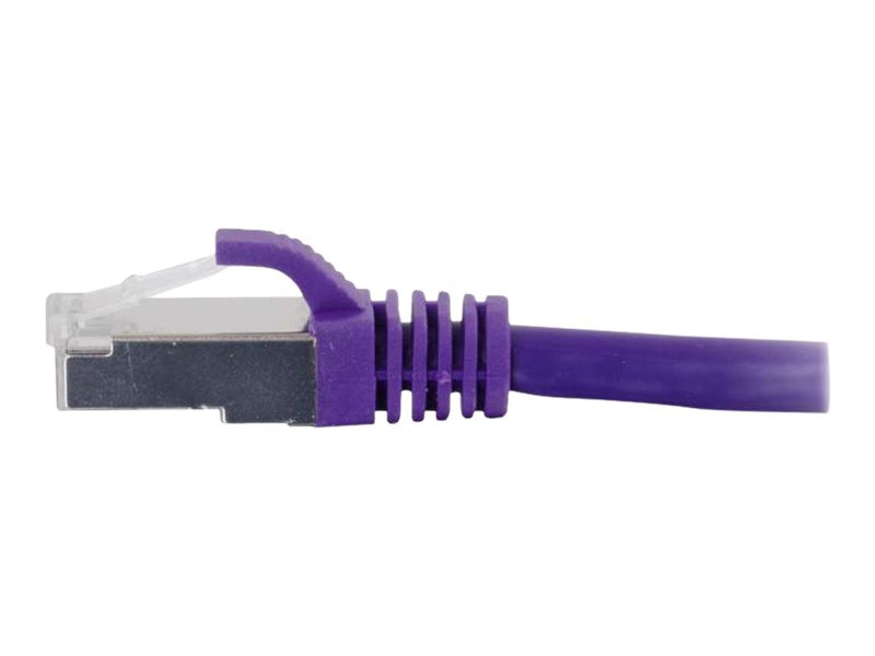 Thumbnail 3 of 3 for C2G 30ft Cat6 Ethernet Cable - Snagless Shielded (STP) - Purple - patch cable - 30 ft - purple