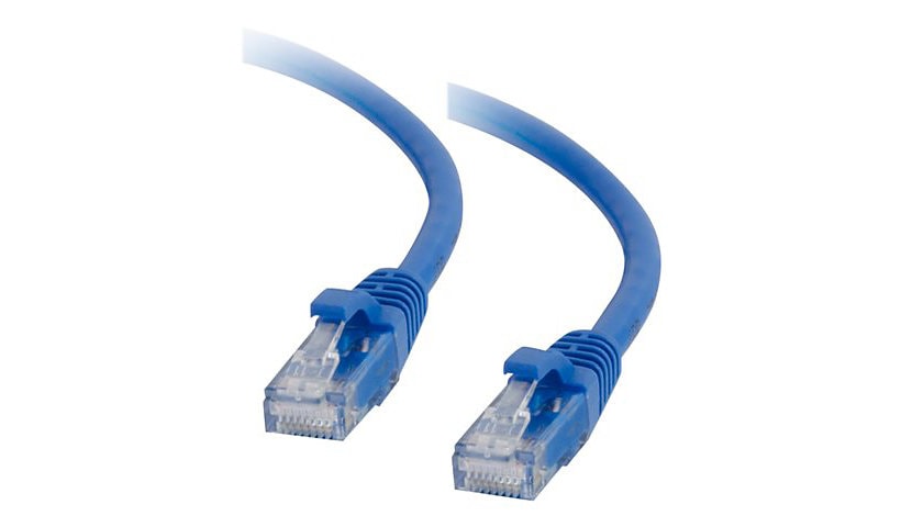C2G 6in Cat5e Snagless Unshielded (UTP) Ethernet Cable - Cat5e Network Patch Cable - PoE - Blue
