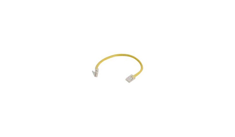 C2G 6in Cat5e Non-Booted Unshielded UTP Network Patch Ethernet Cable Yellow