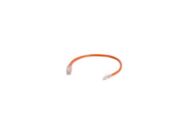 C2G 6in Cat5e Non-Booted Unshielded UTP Network Patch Ethernet Cable Orange