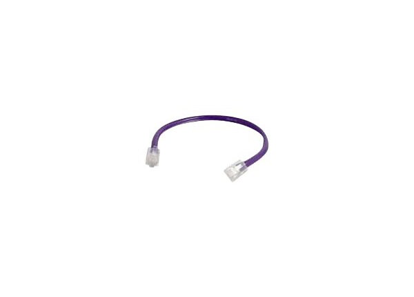 C2G 6in Cat5e Non-Booted Unshielded UTP Network Patch Ethernet Cable Purple