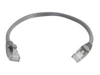 C2G 6in Cat6 Ethernet Cable - Snagless Unshielded (UTP) - Gray - patch cable - 15.2 cm - gray