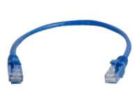 C2G 0.5ft Cat6 Snagless Unshielded (UTP) Ethernet Cable - Cat6 Network Patch Cable - PoE - Blue