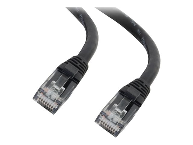 C2G 6in Cat6 Snagless Unshielded (UTP) Ethernet Cable - Cat6 Network Patch Cable - PoE - Black