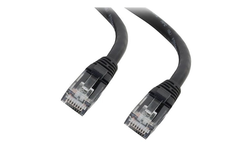 C2G 6in Cat6 Snagless Unshielded (UTP) Ethernet Cable - Cat6 Network Patch Cable - PoE - Black