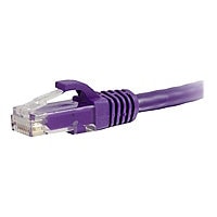 C2G 6in Cat6 Snagless Unshielded (UTP) Ethernet Cable - Cat6 Network Patch Cable - PoE - Purple