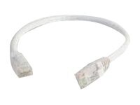 C2G 6in Cat6 Snagless Unshielded (UTP) Ethernet Cable - Cat6 Network Patch Cable - PoE - White