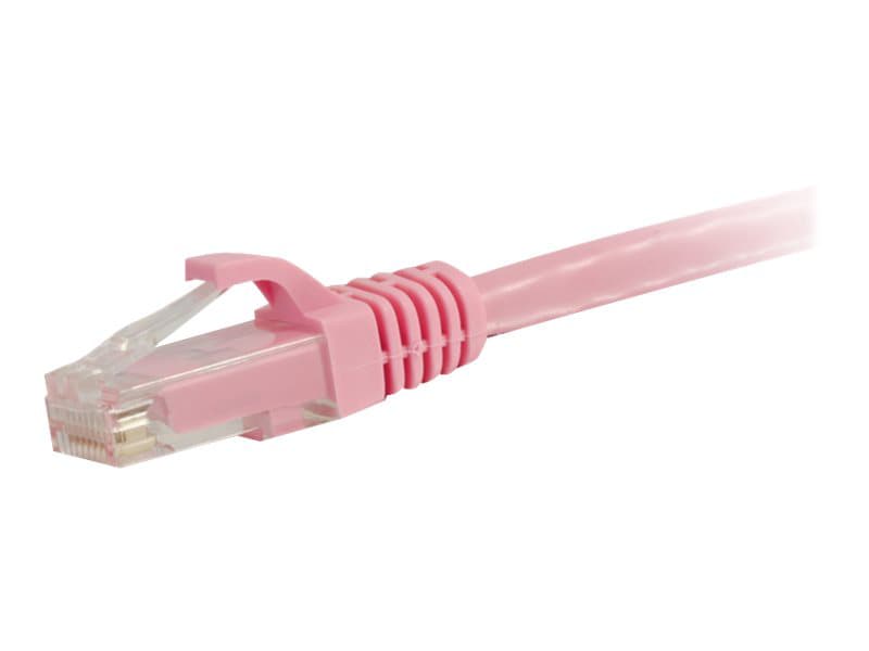 C2G 6in Cat6 Snagless Unshielded (UTP) Ethernet Cable - PoE - Pink