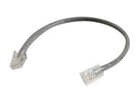 C2G 6in Cat6 Non-Booted Unshielded (UTP) Ethernet Cable - Cat6 Network Patch Cable - PoE - Gray