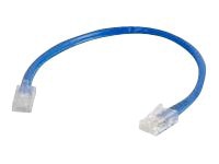 C2G 6in Cat6 Ethernet Cable - Non-Booted Unshielded (UTP) - Blue - patch cable - 6 in - blue
