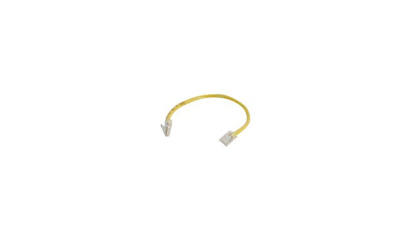C2G 6in Cat6 Non-Booted Snagless Unshielded (UTP) Ethernet Cable - Cat6 Network Patch Cable - Yellow