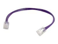 C2G 6in Cat6 Non-Booted Unshielded (UTP) Ethernet Network Patch Cable - Purple - patch cable - 6 in - purple