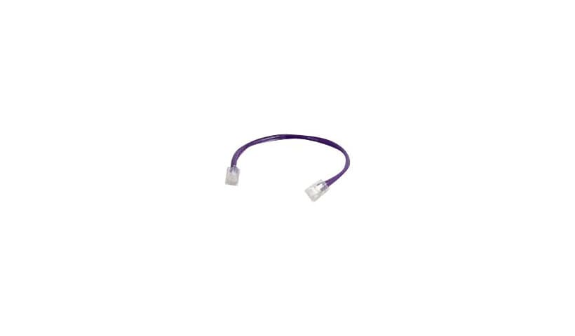 C2G 6in Cat6 Non-Booted Unshielded (UTP) Ethernet Network Patch Cable - Purple - patch cable - 6 in - purple