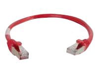C2G 6in Cat6 Snagless Shielded (STP) Ethernet Network Patch Cable - Red - p