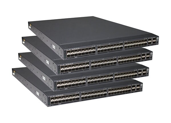 HPE 5900AF-48XG-4QSFP F-B Bundle - switch - 48 ports - managed - rack-mountable