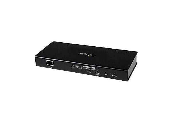 StarTech.com 1 Port Server Remote Control IP KVM Switch w/ Virtual Media - remote control device