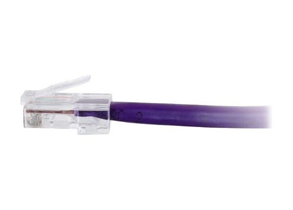 C2G Cat5e Non-Booted Unshielded (UTP) Network Patch Cable - patch cable - 30.5 cm - purple